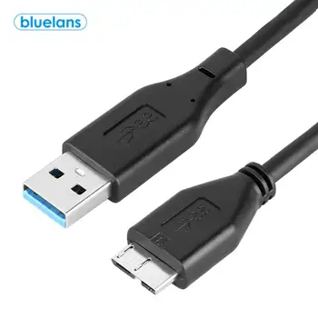 0.4 m USB 3.0, hogy A-Micro B Male Adapter Átalakító Kábel Adatok Külső SSD HDD Mobil Merevlemez Átalakító Adapter Kábel