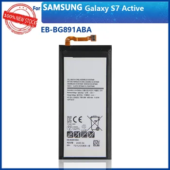 100% Eredeti 4000mAh EB-BG891ABA Samsung Galaxy S7 Aktív Hiteles Telefon Magas minőségű Akkumulátor A nyomon Követési számot