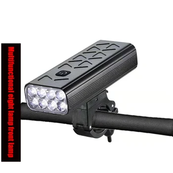 10000mAh Kerékpár Lámpa USB Újratölthető 6000 Lumen Kerékpár Fényszóró 8T6 Szuper Fényes LED Zseblámpa Első Lámpák, Hátsó Hátsó lámpa