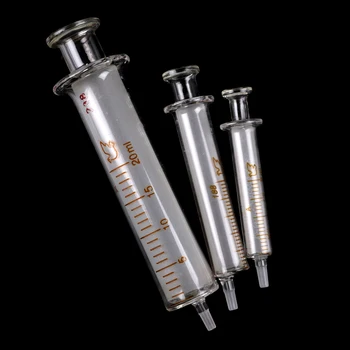 1db 2ML 5 ML 10 ML 20 ML Üveg-Fecskendő Injektor Sampler elmulasztják A Tinta Kémiai Gyógyszer