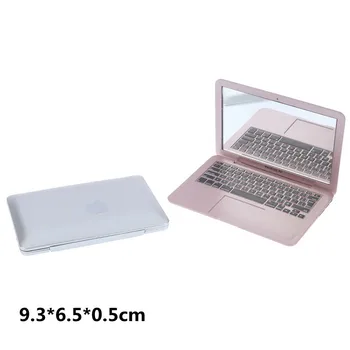 1DB Hiúság Tükör Mini Smink Zsebében Laptop Tükör Kreatív Számítógép Üveg sminktükör Nők, Lányok