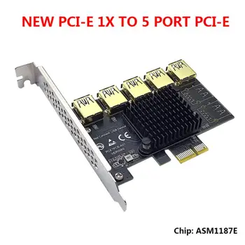 1db PCI-E 1x, Hogy 16X Kelő Kártya PCI-Express 1 5/6 PCIe Slot USB3.0 Adapter Port Szorzó Kártya