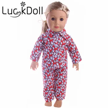 3 Új érkezés divat új kezét pizsama A 18 cm-es baba,Gyermek legjobb Szülinapi (Csak ruhát)