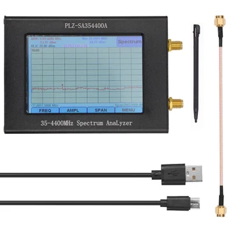 35-4400MHz spektrumelemző USB2.0 USB3.0 Követés Forrás 3,5 Hüvelykes TFT Egyszerű Söpörni Generátor,