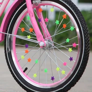 36/sok Bicikli Kerék Beszélt, Színes Műanyag Gyöngy Több Szín Gyermekek Klip Dekoráció, Baba Gyerek Bicikli Kerékpár Kiegészítők