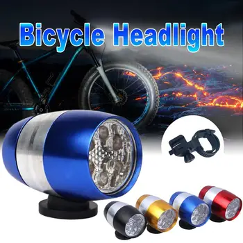 6 LED Kerékpár Lámpa Vízálló Szuper Fényes Kerékpár Fényszóró Alumínium Mini Biztonsági Lovaglás Lámpa Kerékpár Kiegészítők