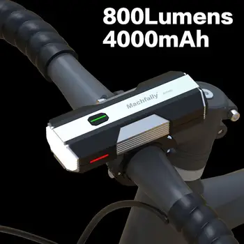 800LM Kerékpár Fény Esővédő USB Újratölthető LED-4000mAh MTB Első Lámpa, Fényszóró Alumínium Ultrakönnyű Kerékpár Lámpa Zseblámpa