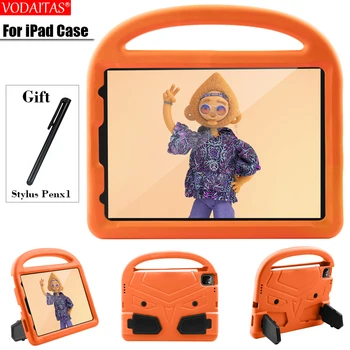 A gyerekek EVA Biztonságos Capa Esetben az iPad 4 2020 4. Generációs 10.9 hüvelyk Kitámasztó Childs Tabletta Fedezi az iPad mini Pro 11 2018 2020