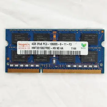 A Hynix RAM DDR3 4GB 1333MHz Laptop memória DDR3 4GB 2RX8 PC3-10600S-9-11-F3 laptop memoria ddr3 1333 4gb SODIMM 1,5 V