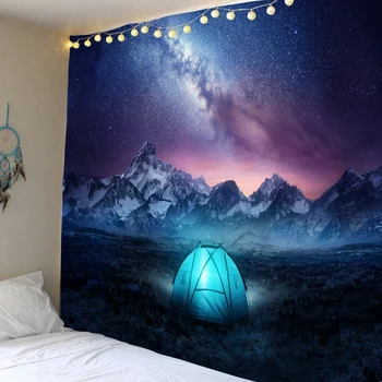 A sátor alatt, a csillagok, gobelin falra dekoráció nappali, hálószoba, hálóterem lakberendezési gobelin