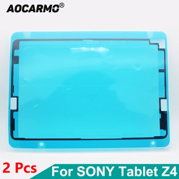 Aocarmo 2db/Sok Sony Xperia Tablet Z4 SGP771 SGP712 Front LCD Kijelző Matrica Keret Vízálló Ragasztó