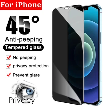 AST Anti-Spy Edzett Üveg iPhone 13 12 11 Pro Max Mini XS Max X XR 7 8 Plusz SE 2020 Adatvédelmi Képernyő védő Üveg