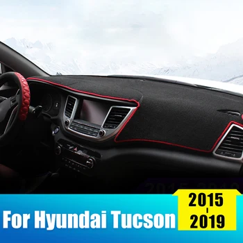 Autó Műszerfal Borító Szőnyeg Nap Árnyékban Pad műszerfal Szőnyegek Hyundai Tucson 2015 2016 2017 2018 2019 2020-ig TL Tartozékok