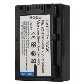 Csere Akkumulátor NP-FV50 Sony NP-FV70 FV90 HDR-CX170 HDR-CX370 DCR-DVD308 DCR-SR300 DCR-HC48 Digitális Fényképezőgép Volta
