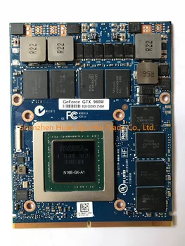 Eredeti GTX980M GTX 980M GPU-s Grafikus Kártya N16E-GX-A1 8GB GDDR5 Az Alienware Clevo GTX980 Videó Kártya GPU Csere