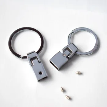 Ezüst 8mm 10mm Dia Varázsa kulcstartók Alufelni Kézzel készített kulcstartó Kulcs Fejét Csatlakozó DIY Kiegészítők Ékszerek Készítése 5DB