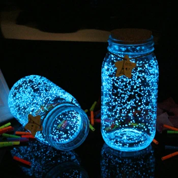 Glow Világító Kavics Noctilucent Homok akvárium, Akvárium Fluoreszcens Részecskék Party Dekoráció DIY Világít a Sötétben