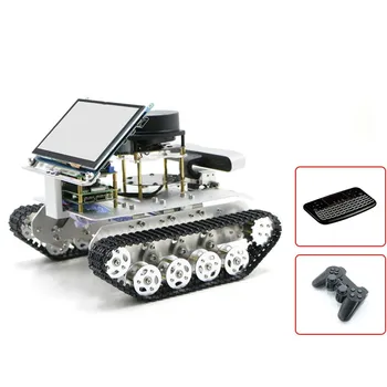 Lánctalpas Jármű ROS Autó Robot Autó w/ érintőképernyő A1 Szabott Radar Jetson Nano B01 4GB/Raspberry Pi 4B 2GB/4GB Vezérlő