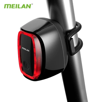 MEILAN X6 Okos Hátsó Kerékpár Lámpa Auto Start / Stop Fék Érzékelő IPx5 Vízálló Kerékpár Lámpa Új, 2020-ra a LED Lámpák