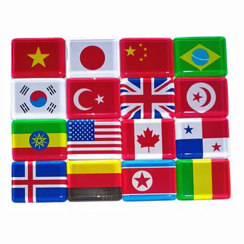 Nemzeti zászlók Üveg Hűtőmágnesek Turisztikai Ajándéktárgyak Kézműves ajándékok, Dekoráció Hűtőmágnesek Cikkek Kézműves