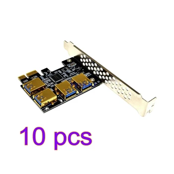 PCI-E, hogy a PCI-E Adapter 1 Kapcsolja 4 PCI-Express Slot 1x, hogy 16x USB 3.0 Különleges Kelő PCIe Kártya Átalakító