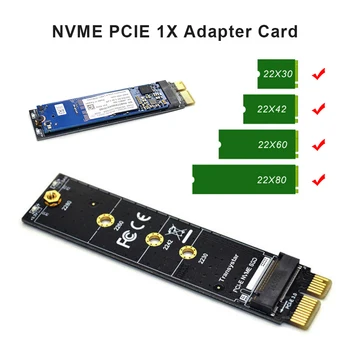 PCIE M2 Adapter NVMe SSD M2-es PCIE X1 Est PCI-E M Gombot Csatlakozó Támogatja 2230/2242/2260/2280 M. 2 SSD Támogatás 2230/2242/2260