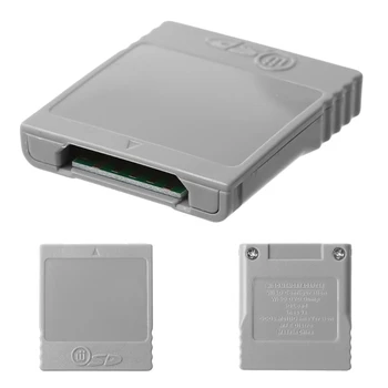 SD Flash Memória-Kártya kártyaolvasó Átalakító Adapter nintendo Wii NGC Konzol R91A