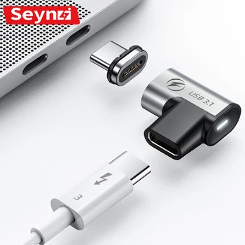 SeynLi 100W Usb-C-C Típusú Mágneses Kábel Adapter-Gyors Töltés C Típusú Mágnes Átalakító Usb-C Csatlakozó Macbook Pro Samsung