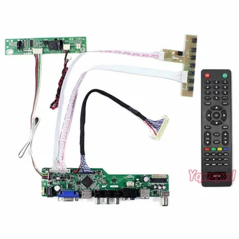 Vezérlő Tábla Készlet LM215WF3-SLK1 TV+HDMI+VGA+AV+USB LCD LED képernyő Vezető Testület