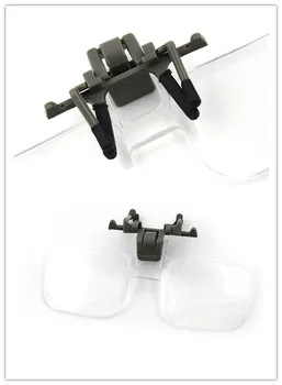 Összecsukható Handfree Klip Tiszta Nagyító Szemüveg Értékelési Óra Javító Eszköz Nagyító HD Lencse Pontos Szemüveg Ékszerek