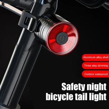 Új Kerékpár MTB Fény buttonbattery feltölthető Kerékpáros Sisak Fényszóró Vízálló Kerékpár Lámpa Hátsó Lámpa Lámpa Zseblámpa