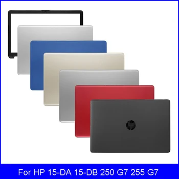 Új Laptop LCD hátlap HP 15-DA-15-DB 250 G7 255 G7 Sorozat Előlapot Zsanér Felső Vissza az Esetben Ezüst Fekete L20433-001