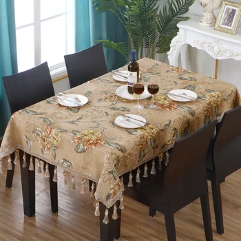 Új szépség Európa tassel abrosz asztalterítő szőnyeg fedél haza asztal asztal mat esküvő romantikus Dec MF057
