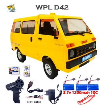Új WPL D42 1:16 RC Autó 2.4 G Távirányító Drift Könnyű közúti Hegymászás RC Teherautók Elektromos Autó 1/16 Játékok Hobbi