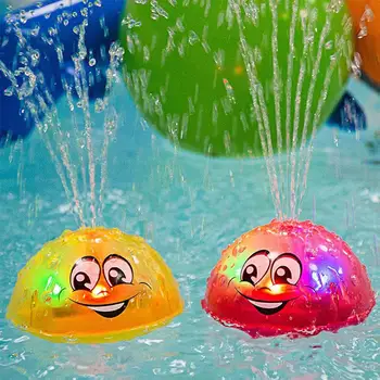 🔥 Vicces Csecsemő Fürdő Játékok Baba Elektromos Indukciós Locsoló Bál a Fény, a Zene, a Gyermekek Víz Játszani Fürdés Játékok Gyerekeknek